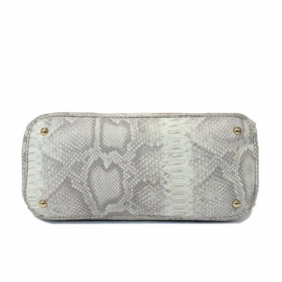 Furla Gemini Snake Embossed Shopper Tote - Picture 7 of 10